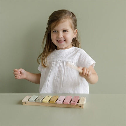 Little Dutch Houten Speelgoed Xylofoon Pink - Little Dutch - Babywinkel - 8713291770164