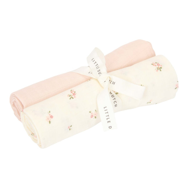 Little Dutch Hydrofiele Doek Fairy Blossom & Blossom 70X70Cm - Little Dutch - Babywinkel - 8720986878951