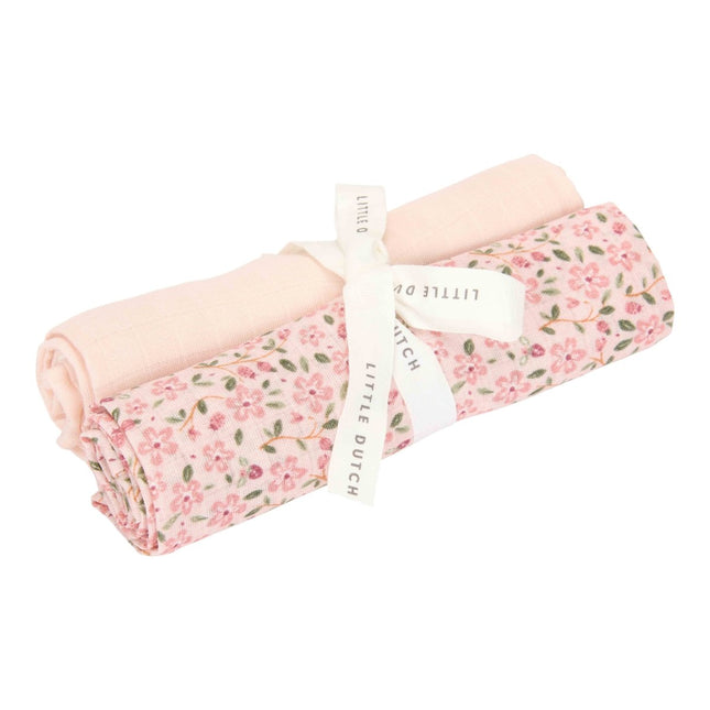 Little Dutch Hydrofiele Doek Fairy Floral & Blossom 70X70Cm - Little Dutch - Babywinkel - 8720986878968