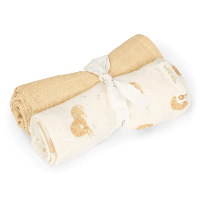 Little Dutch Hydrofiele Doek Safari Leo 2St koop je bij Babywinkel