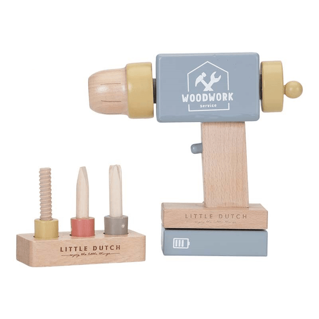 Little Dutch Kindergereedschap Boormachine - Little Dutch - Babywinkel - 8713291770911