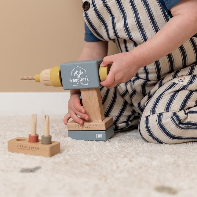 Little Dutch Kindergereedschap Boormachine - Little Dutch - Babywinkel - 8713291770911