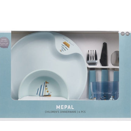 Little Dutch Kinderservies Set Mio 6 delig Sailors Bay - Little Dutch - Babywinkel - 8720294015031