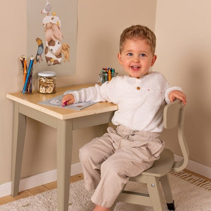 Little Dutch Kinderstoel Hout Olive - Little Dutch - Babywinkel - 8713291880184