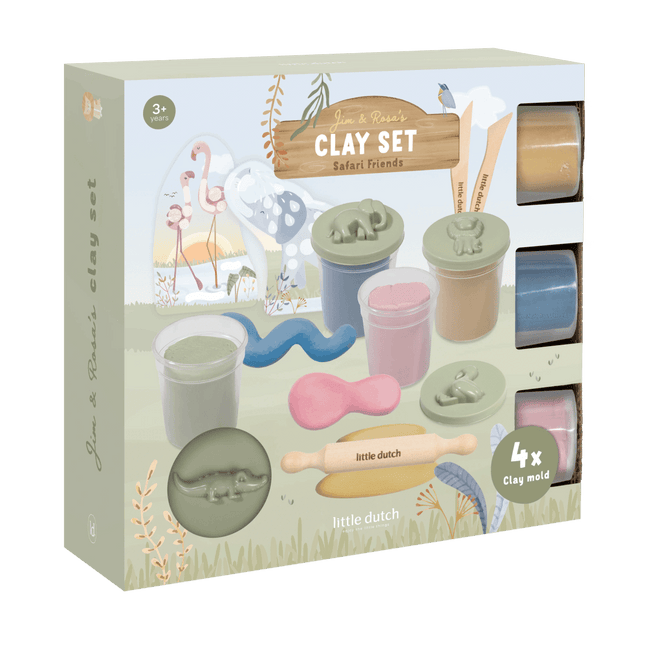 Little Dutch Klei Safari Friends koop je bij Babywinkel
