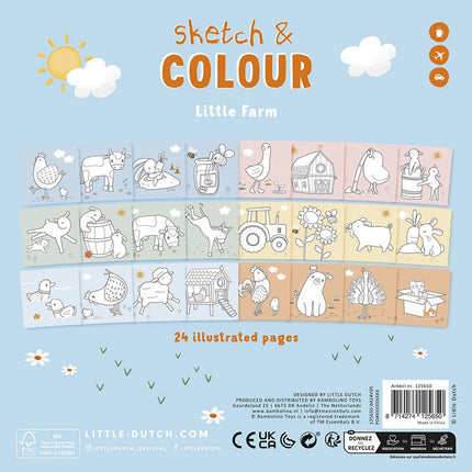 Little Dutch Kleurboek Little Farm - Little Dutch - Babywinkel - 8714274125650