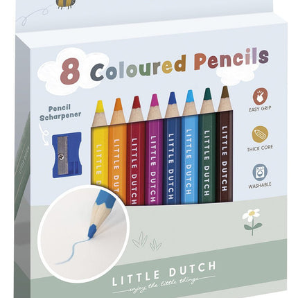 Little Dutch Kleurpotloden 9St - Little Dutch - Babywinkel - 8714274120501