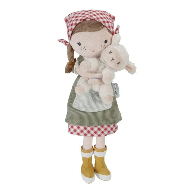 Little Dutch Knuffelpop Boerin Rosa met Schaap koop je bij Babywinkel
