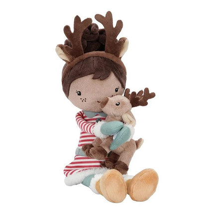 Little Dutch Knuffelpop Evi Kerst 35cm - Little Dutch - Babywinkel - 8713291445666