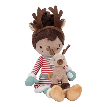 Little Dutch Knuffelpop Evi Kerst 35cm - Little Dutch - Babywinkel - 8713291445666