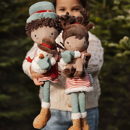 Little Dutch Knuffelpop Evi Kerst 35cm - Little Dutch - Babywinkel - 8713291445666