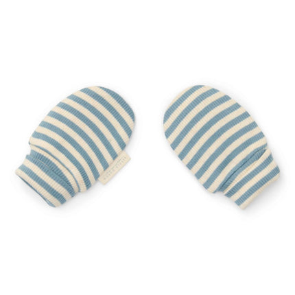 Little Dutch Krabhandschoentjes Stone Blue Stripe - Babywinkel - 8721122572658