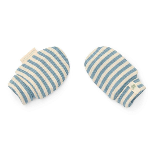 Little Dutch Krabhandschoentjes Stone Blue Stripe - Babywinkel - 8721122572658