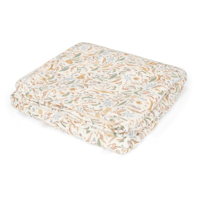 Little Dutch Ledikantdeken Fleece Blooming Safari koop je bij Babywinkel