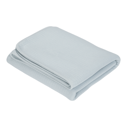 Little Dutch Ledikantdeken Zomer Pure Soft Blue - Little Dutch - Babywinkel - 8718734811152