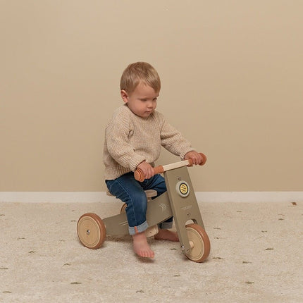 Little Dutch Loopfiets Driewieler Olive - Little Dutch - Babywinkel - 8713291771246
