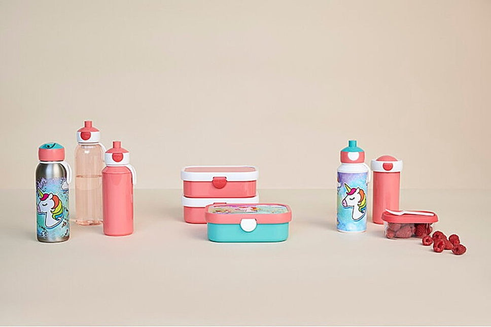 Little Dutch Lunchset Campus Schoolbeker+Lunchbox Flowers & Butterflies - Little Dutch - Babywinkel - 8720294016496