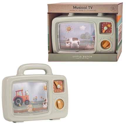 Little Dutch Muziekdoosje Farm Tv koop je bij Babywinkel