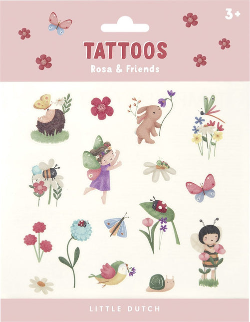 Little Dutch Nep Tattoo Rosa En Friends - Little Dutch - Babywinkel - 8718819315551