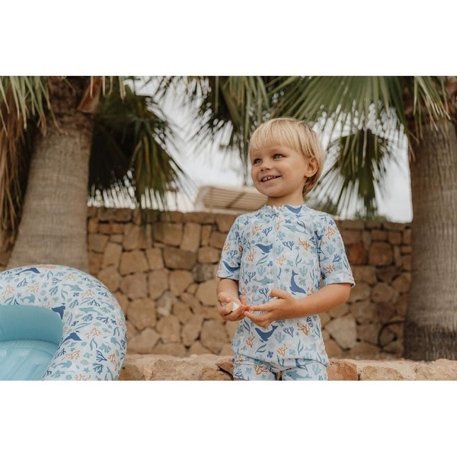 Little Dutch Opblaasboot Ocean Dreams Blue 100X67cm - Little Dutch - Babywinkel - 8712051128504
