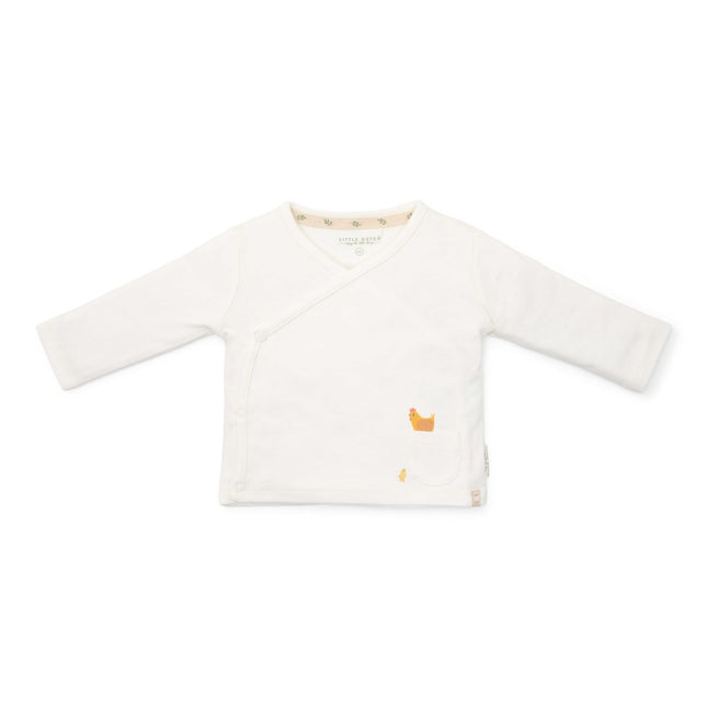Little Dutch Overslag Shirt Baby Lange Mouw Off White - Little Dutch - Babywinkel - 8720986873895