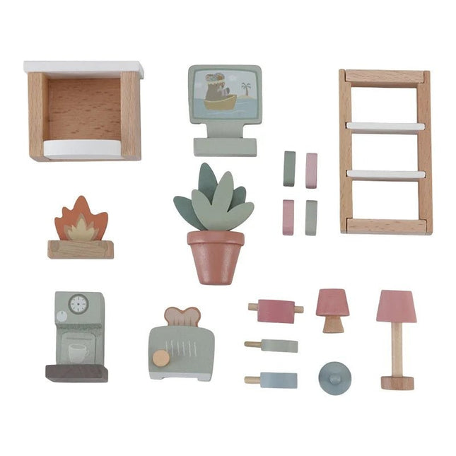 Little Dutch Poppenhuis Meubels Aanvulset - Little Dutch - Babywinkel - 8713291771185
