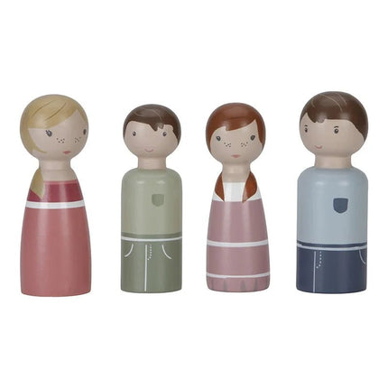 Little Dutch Poppenhuis Poppetjes Familie Rosa - Little Dutch - Babywinkel - 8713291771215