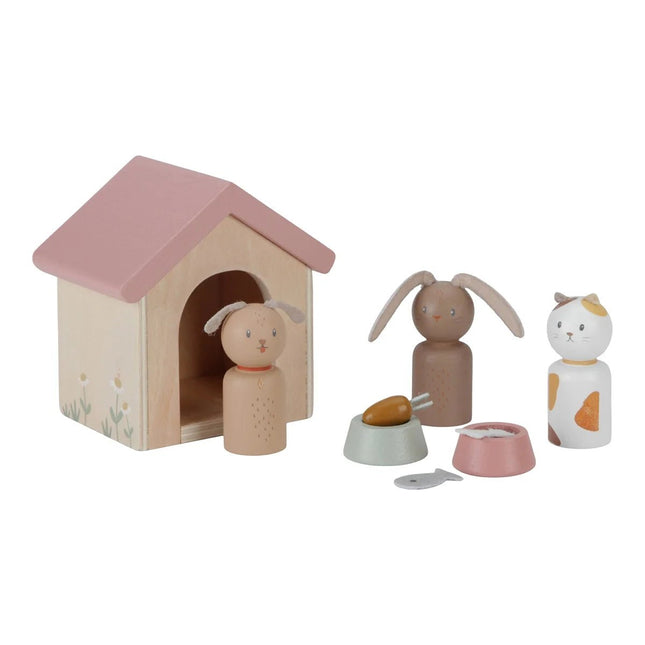 Little Dutch Poppenhuis Poppetjes Huisdieren - Little Dutch - Babywinkel - 8713291771208