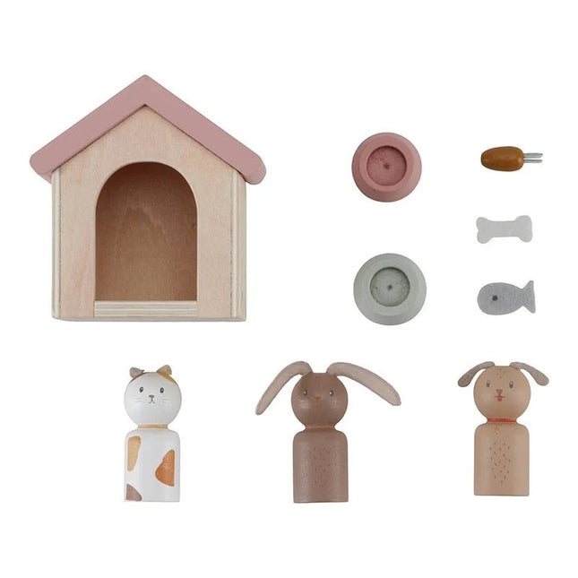 Little Dutch Poppenhuis Poppetjes Huisdieren - Little Dutch - Babywinkel - 8713291771208