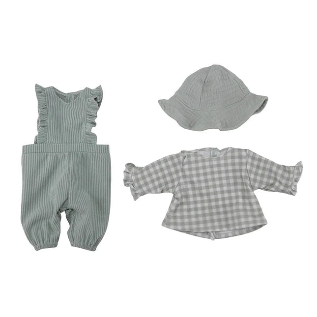 Little Dutch Poppenkleertjes Fresh Green Check - Little Dutch - Babywinkel - 8713291445833
