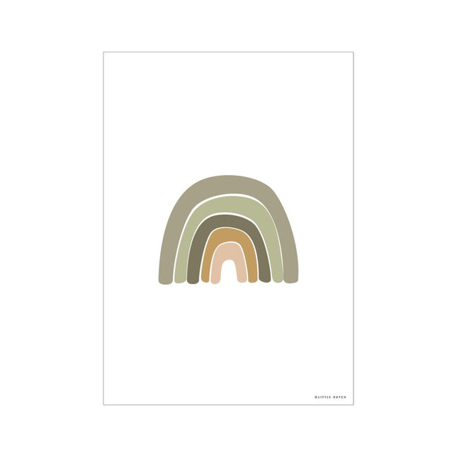Little Dutch Poster A3 Horizon Olive - Little Dutch - Babywinkel - 8720168534187