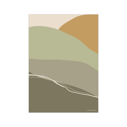 Little Dutch Poster A3 Horizon Olive - Little Dutch - Babywinkel - 8720168534187
