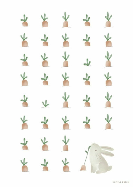 Little Dutch Poster Baby Bunny A3 - Little Dutch - Babywinkel - 8720847025111
