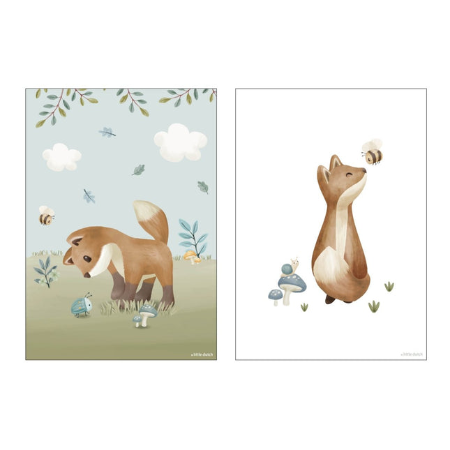 Little Dutch Poster Forest Friends A3 - Little Dutch - Babywinkel - 8721122570470