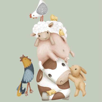 Little Dutch Poster Little Farm A3 - Little Dutch - Babywinkel - 8720847025104