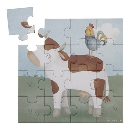 Little Dutch Puzzel 4 In 1 Little Farm - Little Dutch - Babywinkel - 8713291771536