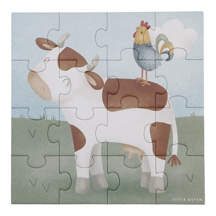 Little Dutch Puzzel 4 In 1 Little Farm - Little Dutch - Babywinkel - 8713291771536