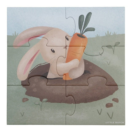 Little Dutch Puzzel 4 In 1 Little Farm - Little Dutch - Babywinkel - 8713291771536