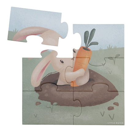 Little Dutch Puzzel 4 In 1 Little Farm - Little Dutch - Babywinkel - 8713291771536