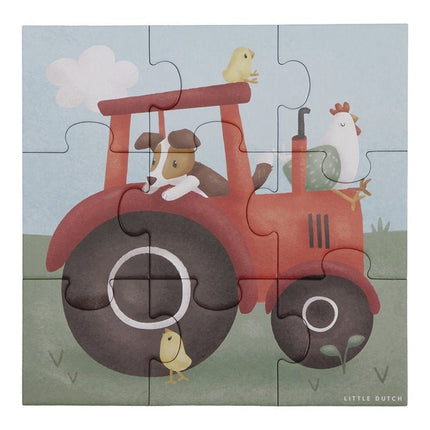 Little Dutch Puzzel 4 In 1 Little Farm - Little Dutch - Babywinkel - 8713291771536