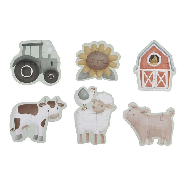 Little Dutch Puzzel 6 In 1 Little Farm - Babywinkel - 8713291771482