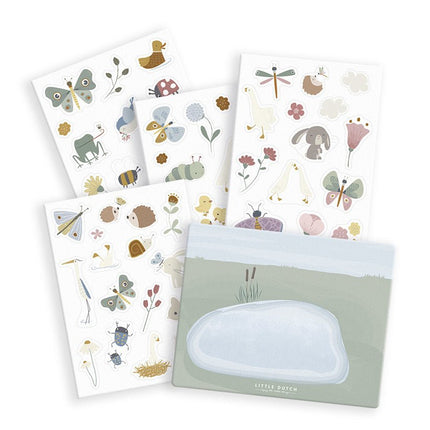 Little Dutch Raamstickers Flowers & Butterflies 5 Delig - Little Dutch - Babywinkel - 8714274120051