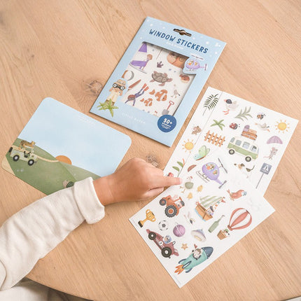 Little Dutch Raamstickers Jim En Friends - Little Dutch - Babywinkel - 8714274125575