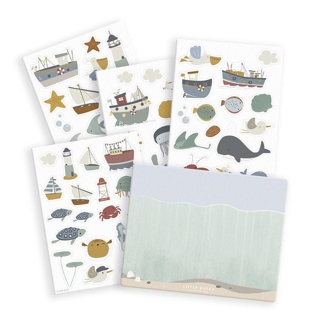 Little Dutch Raamstickers Sailors Bay 5 Delig - Little Dutch - Babywinkel - 8714274120044