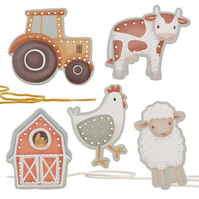 Little Dutch Rijgkaarten Little Farm koop je bij Babywinkel