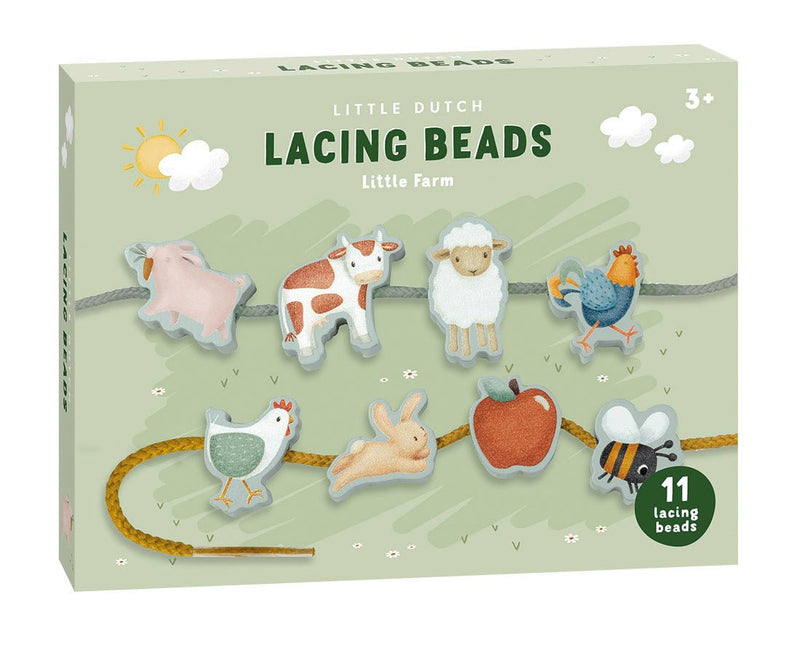 Little Dutch Rijgkralen Little Farm - Little Dutch - Babywinkel - 8714274125612
