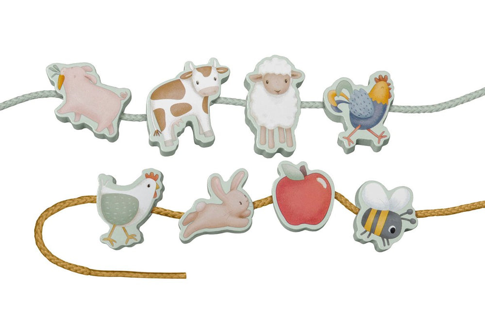 Little Dutch Rijgkralen Little Farm - Little Dutch - Babywinkel - 8714274125612