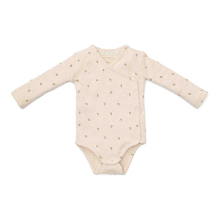 Little Dutch Romper Green Leaves Overslag Lange Mouw - Little Dutch - Babywinkel - 8720986873475