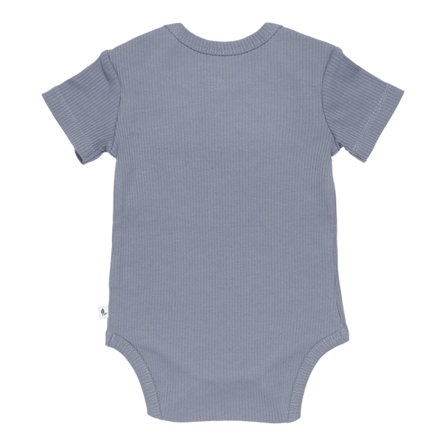 Little Dutch Romper Korte Mouw Rib Blue - Little Dutch - Babywinkel - 8720168538277