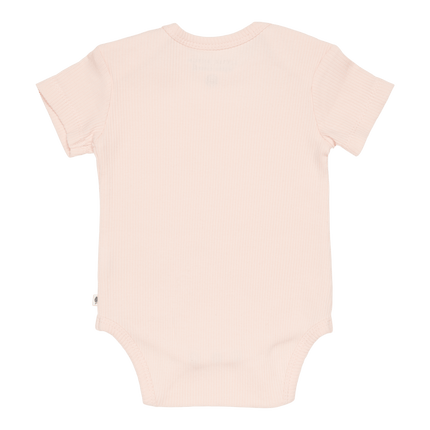 Little Dutch Romper Korte Mouw Rib Pink - Little Dutch - Babywinkel - 8720168538215